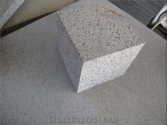 Grey Basalt Sawn Cube,Cubestone,Paving Stone