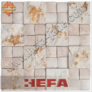 Perlato Svevo Wall Tile(XMD009PS 8CM), Perlato Svevo Beige Marble Mosaic