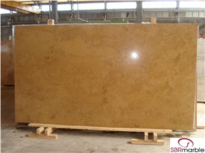Premium Travertine Slab,Turkey Yellow Travertine