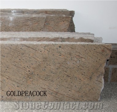 Gold Peacock Granite Slabs & Tiles, China Brown Granite