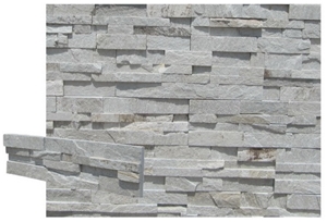 Silver Ash Grey Sandstone Cultured Stone