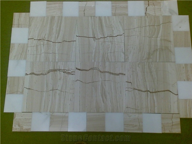 Bal Teak Wood Sandstone Tile