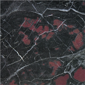 Teos Fire Marble Slabs & Tiles, Turkey Black Marble