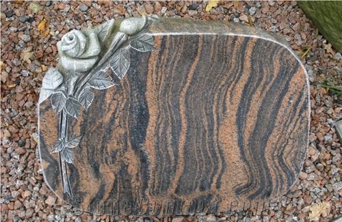 Juparana Colombo Granite Gravestone,Headstone