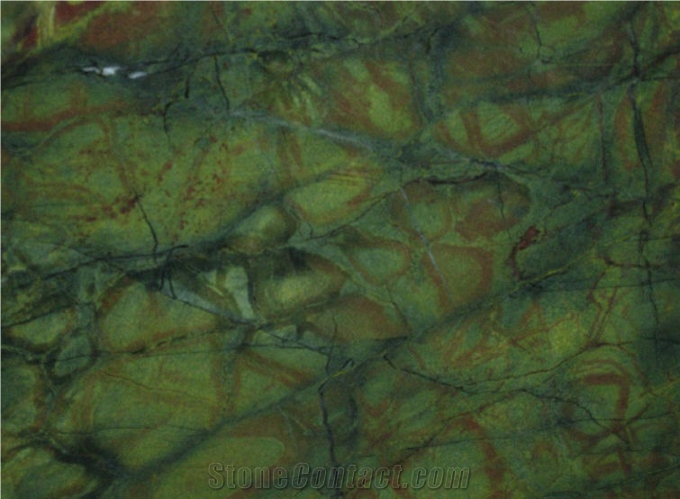 Amazon Jungle Exotic Granite Tile,Green Granite