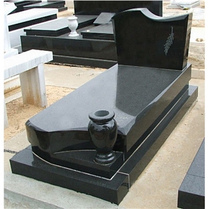 Shanxi Black Granite Tombstone
