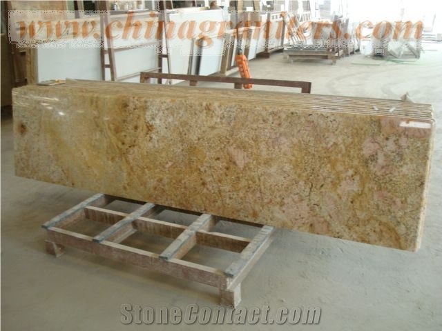 Imperial Gold Granite Prefabricated Countertop Imperial Gold