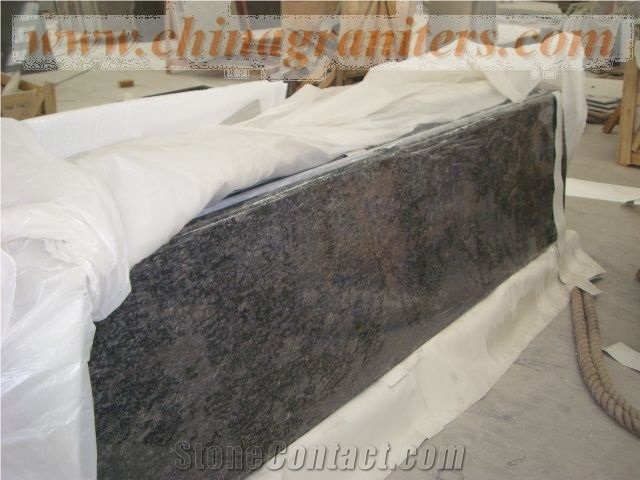 Sapphire Brown Prefabricated Countertop, Sappire Brown Granite Countertop