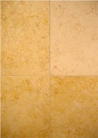 Polished Yellow Limestone Tile