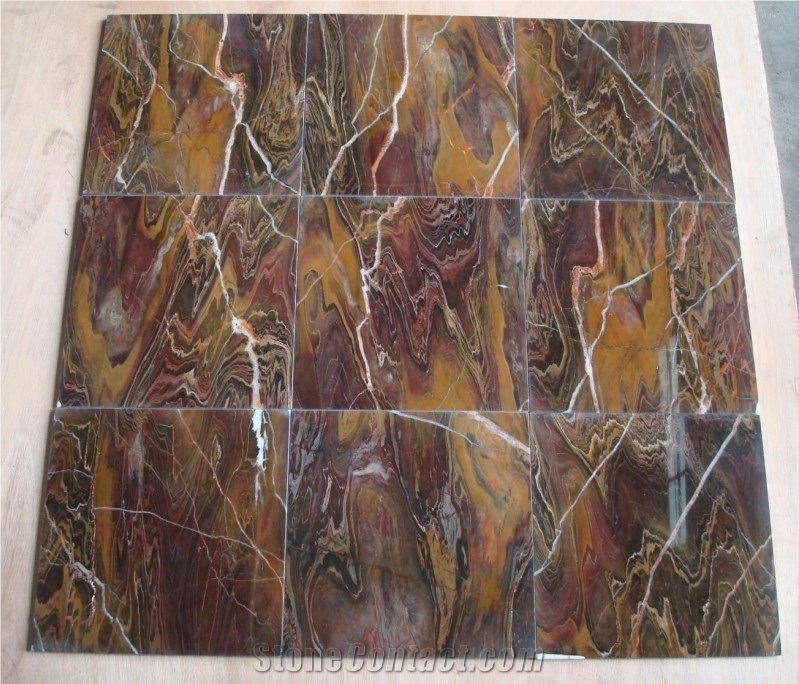 Red Marble Tile