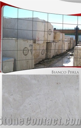 Turkey Bianco Perla Marble Blocks