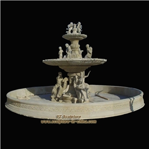 Grand Beige Marble Fountains