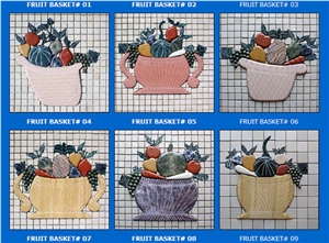 Granite Mosaic Wall Tiles,Mosaic Fruit Baskets
