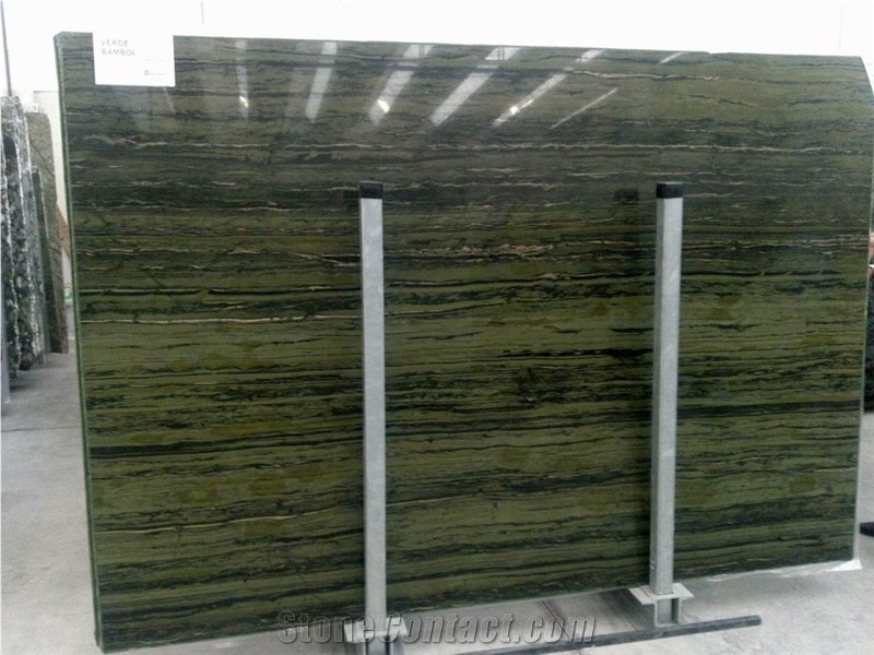 Verde Bamboo Quartzite Slabs, Brazil Green Quartzite Tiles & Slabs, Floor Tiles, Wall Tiles