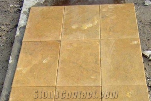 Yellow Limestone China Paver Tile