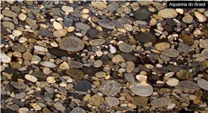 Aquarela Do Brasil ,Black Mosaic Granite Tile