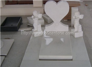 Europe Type Monument,China Crystal White Marble Monument