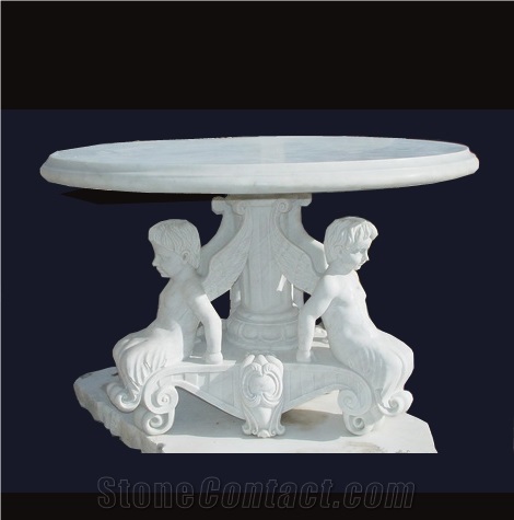 White Marble Table