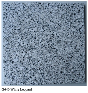 G640 Granite Tile,White Leopard Granite