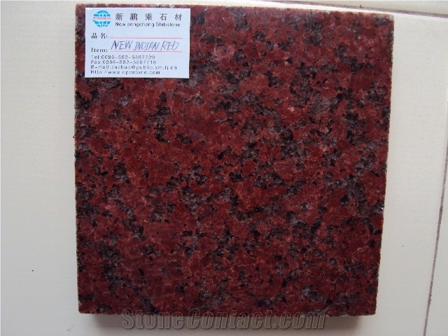 New Indian Red Granites Slabs