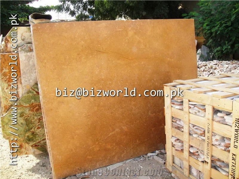 Indus Gold Limestone Slabs & Tiles, Pakistan Yellow Limestone