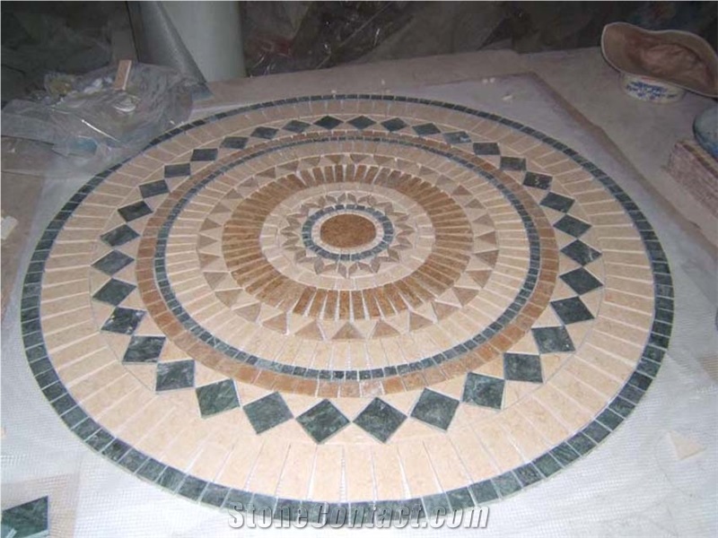 Mosaic Stone Medallions Flooring