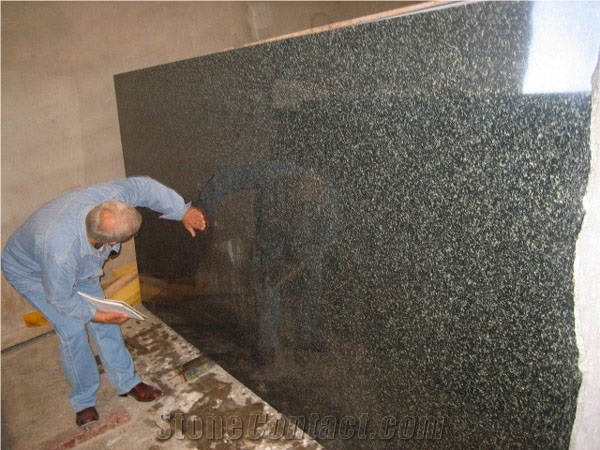 Hassan Green Granite Slabs & Tiles, India Green Granite Polished Floor Covering Tiles, Walling Tiles