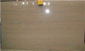 Raw Silk Granite Slab, India Pink Granite