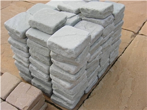Tumbled Stone, Grey Sandstone Cobble, Pavers