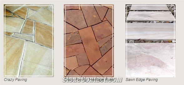 Sandstone Paver Products for Home and Garden