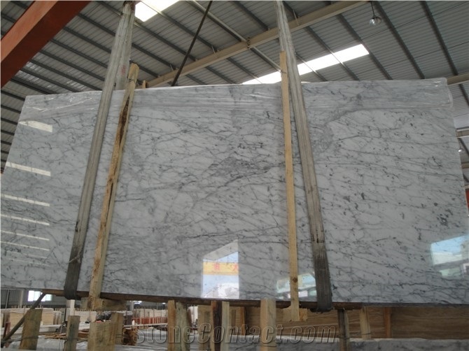 Carrara White Marble Big Slabs
