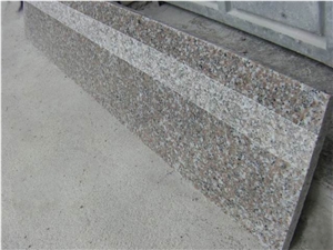 G635 Red Granite Stairs