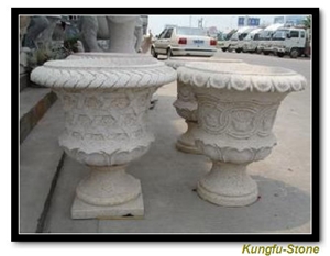 Grantie Flower Pot