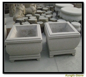 Grantie Flower Pot