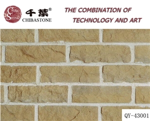 Beige Sandstone Cultured Brick(QY-43001)