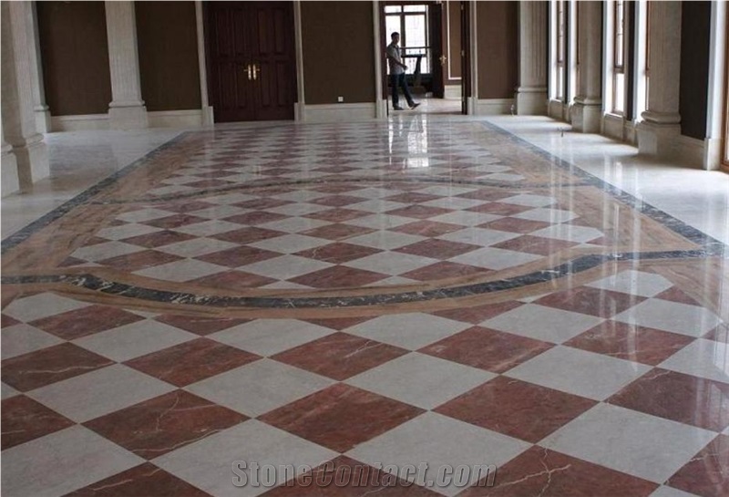 Marble Tiles,wall and Flooring Tiles, Rojo Alicante Marble Tiles
