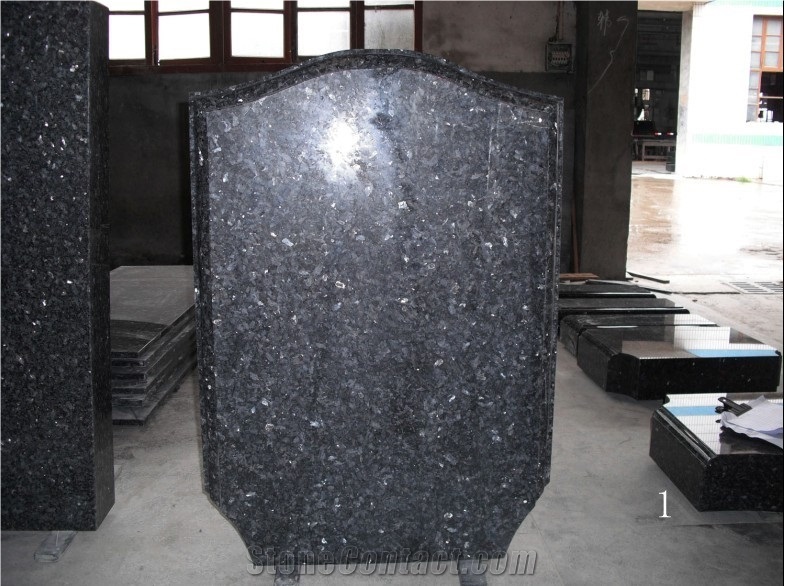 Silver Pearl Headstone, Granite Headstone