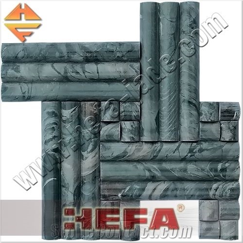 Outer Wall Tiles,jade Green Marble Mosaic