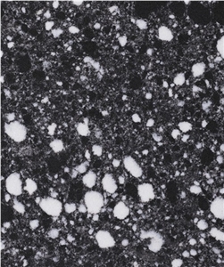 Black and White Man Made Quartz Stone Slabs for Kitchen Countertops-Acid and Alkali Resistant, Heat Resistant