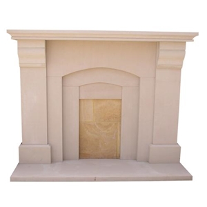 Dholpur Beige Sandstone Fireplaces