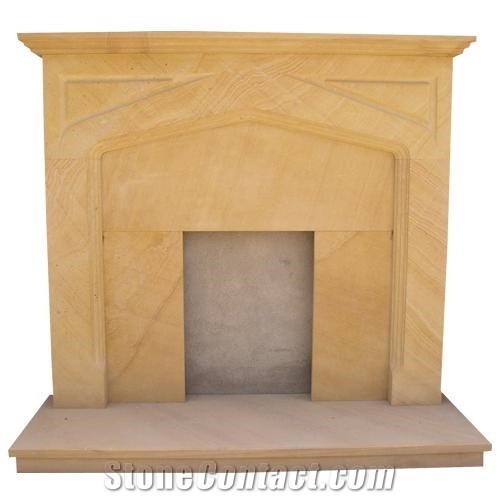 Teakwood Sandstone Fireplaces