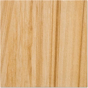 Teak Wood Sandstone Slabs & Tiles, India Yellow Sandstone