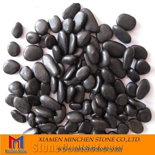 Black Landscaping Pebble Stone