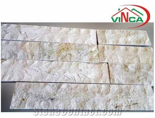Vratza Limestone Split Face Ledge Stone,Bulgaria Beige Limestone