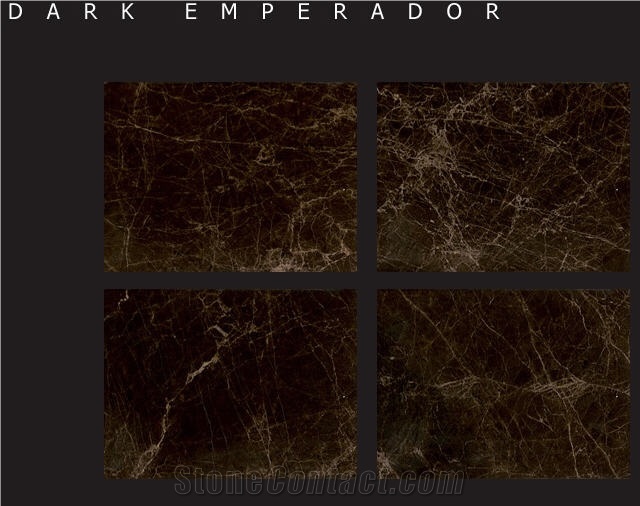 Turkish Emperador Dark Marble Tiles, Fethiye Dark Emperador Marble