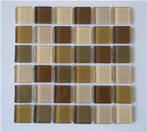 Crystal Glass Color Mixed Mosaic CTR-GB-S001