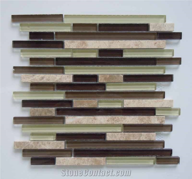 Glass & Marble Mosaic CTR-GM-L005