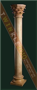 Beige Marble Column