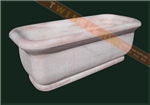 White Marble Bathtub