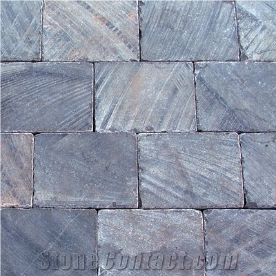 Bluestone Sawn and Tumbled External Paving Tiles
